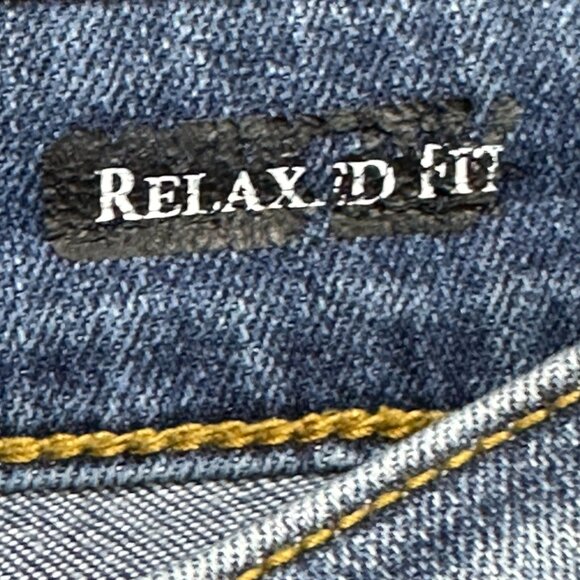 Judy Blue Relaxed Fit Mid Rise Distressed Denim Jeans JB8271DK Size 7/28 - Picture 7 of 8